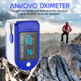 Pulse Oximeter Fingertip, Portable Blood Oxygen (O2) Saturation Monitor