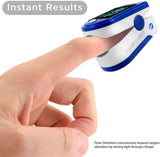 Pulse Oximeter Fingertip, Portable Blood Oxygen (O2) Saturation Monitor